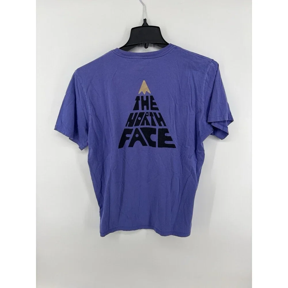 The North Face Men’s Purple Mountain Logo Graphic T-Shirt Size Large